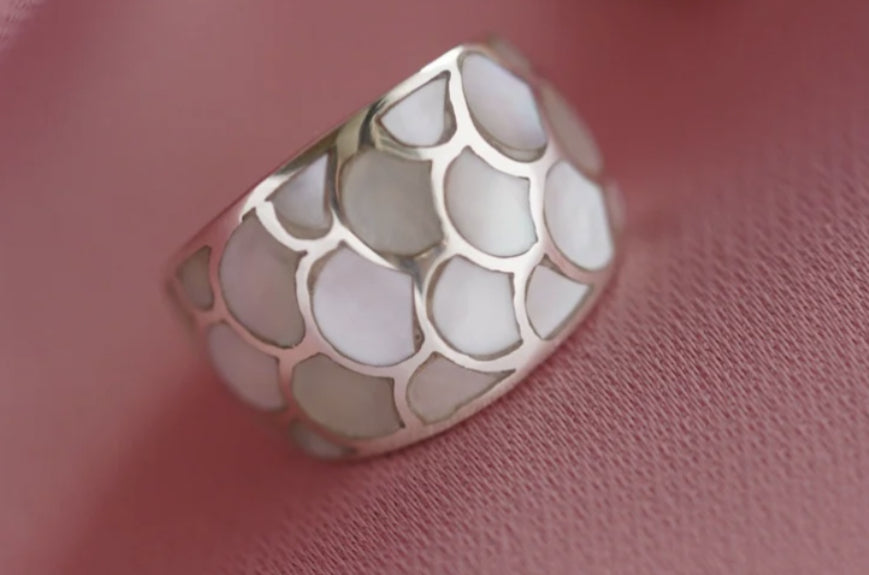 Pearl Naked Ocean Rings