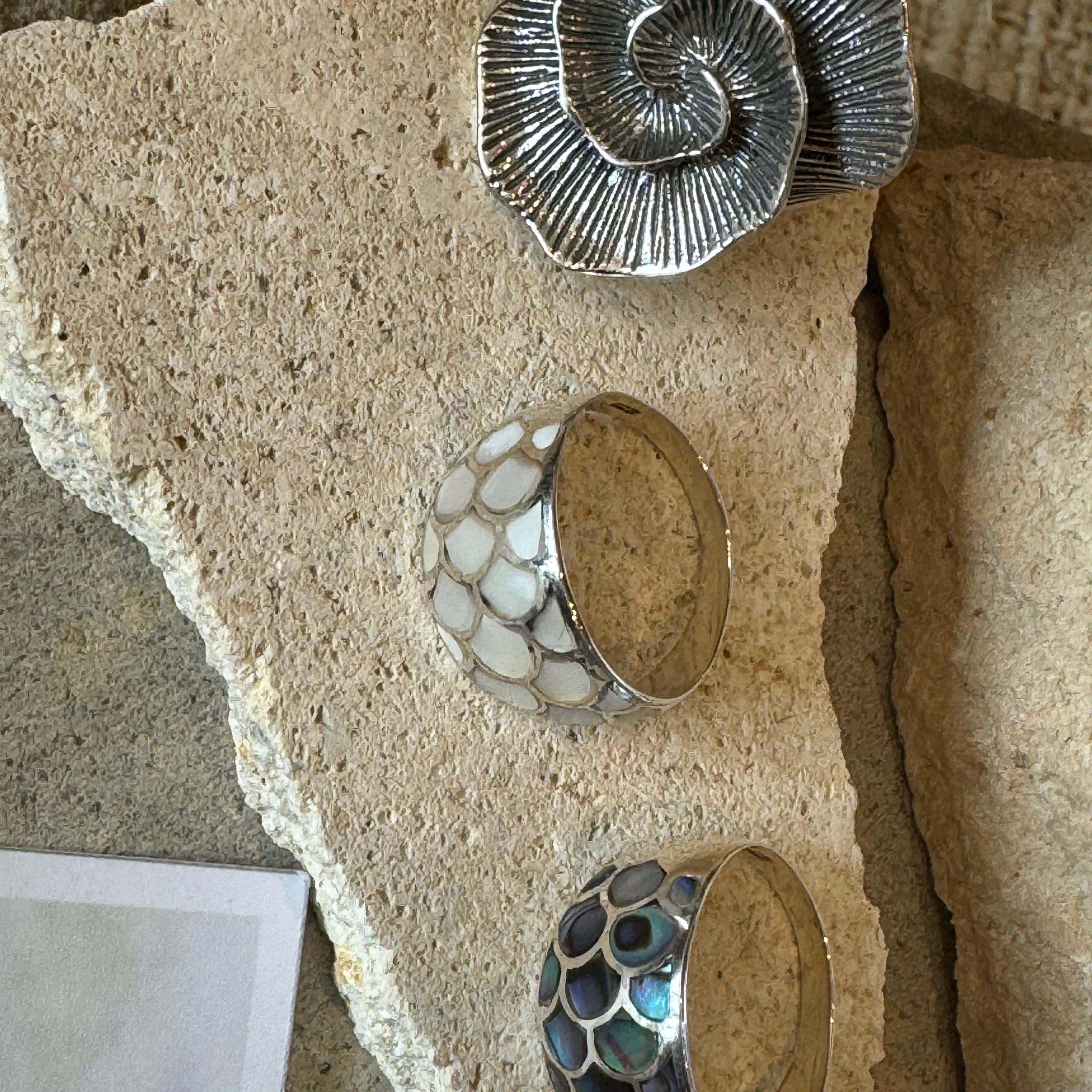 Pearl Naked Ocean Rings