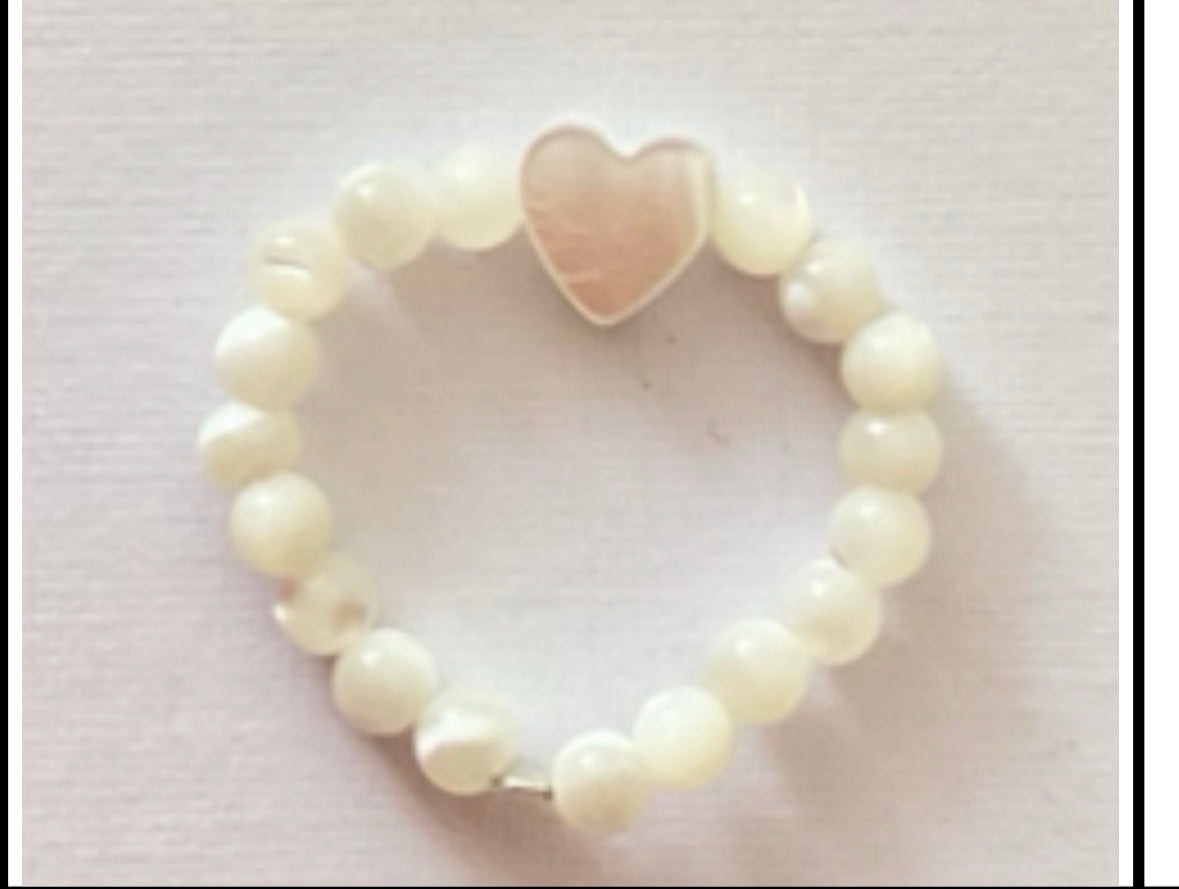 Pearl Naked Elastic Rings