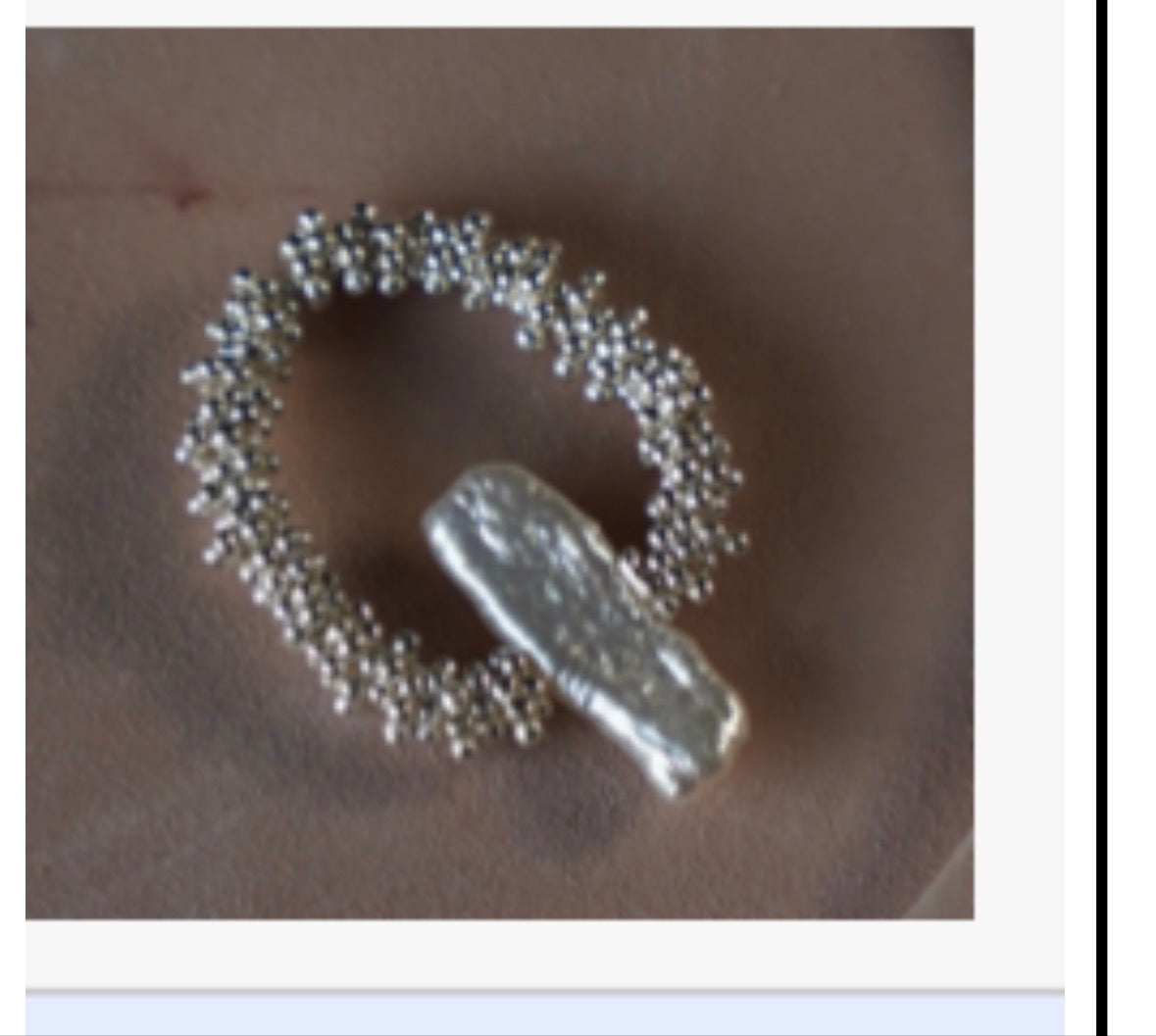 Pearl Naked Elastic Rings