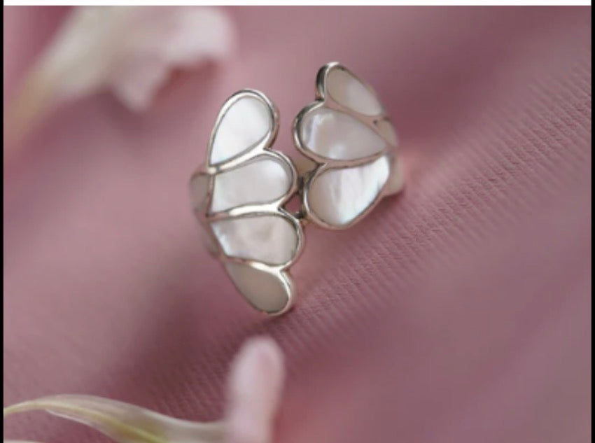 Pearl Naked Ocean Rings