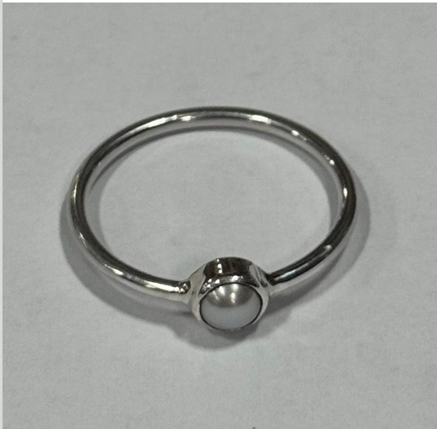 Pearl Naked Ocean Rings