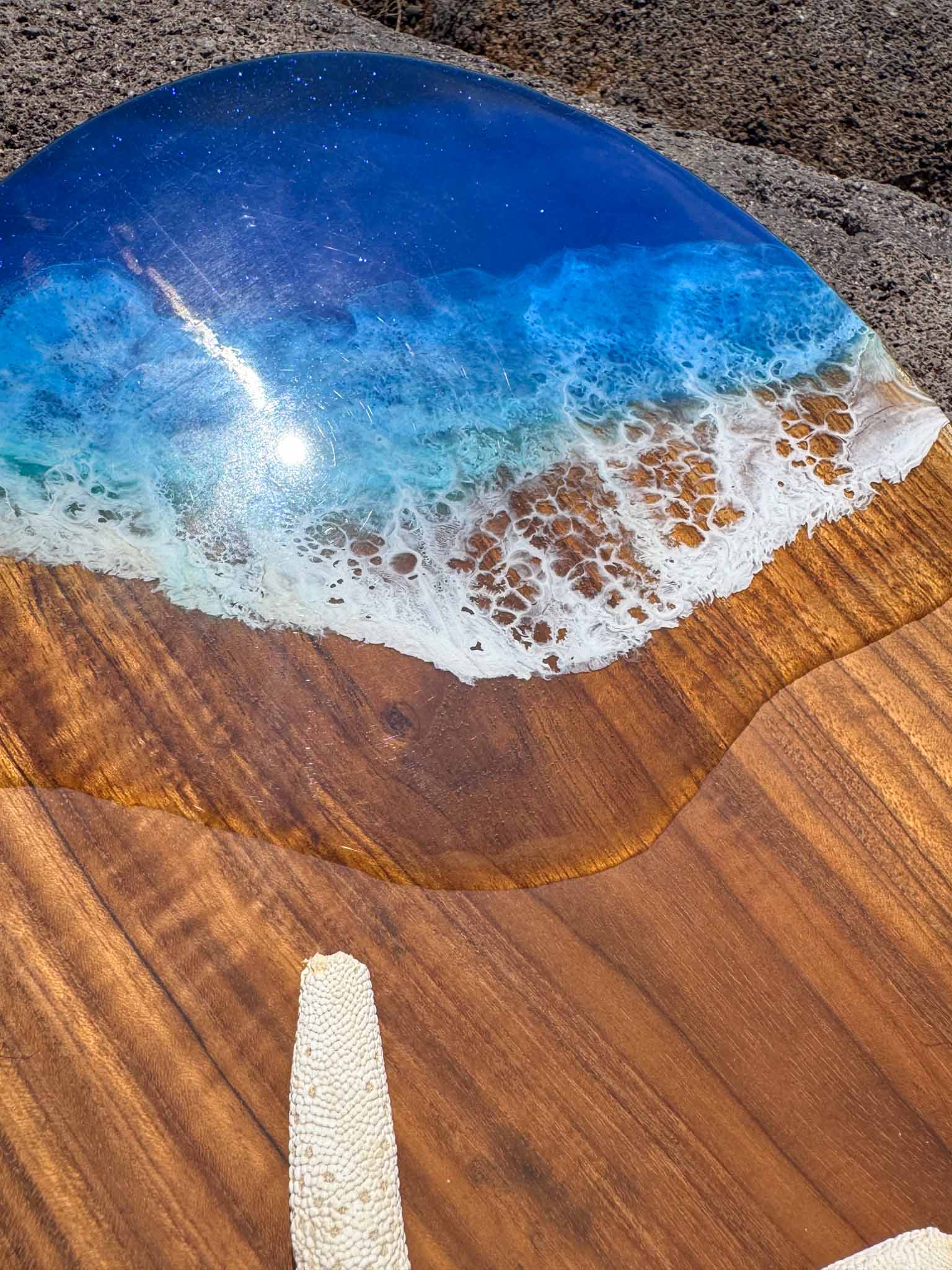 Oval Ocean Serving Board