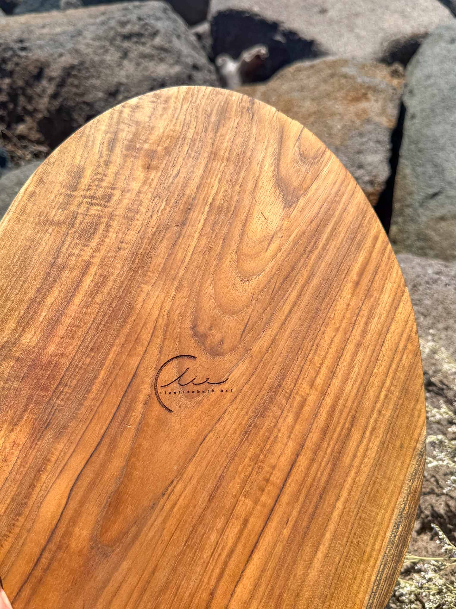 Oval Ocean Serving Board