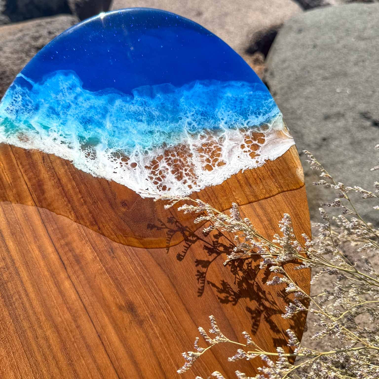 Oval Ocean Serving Board