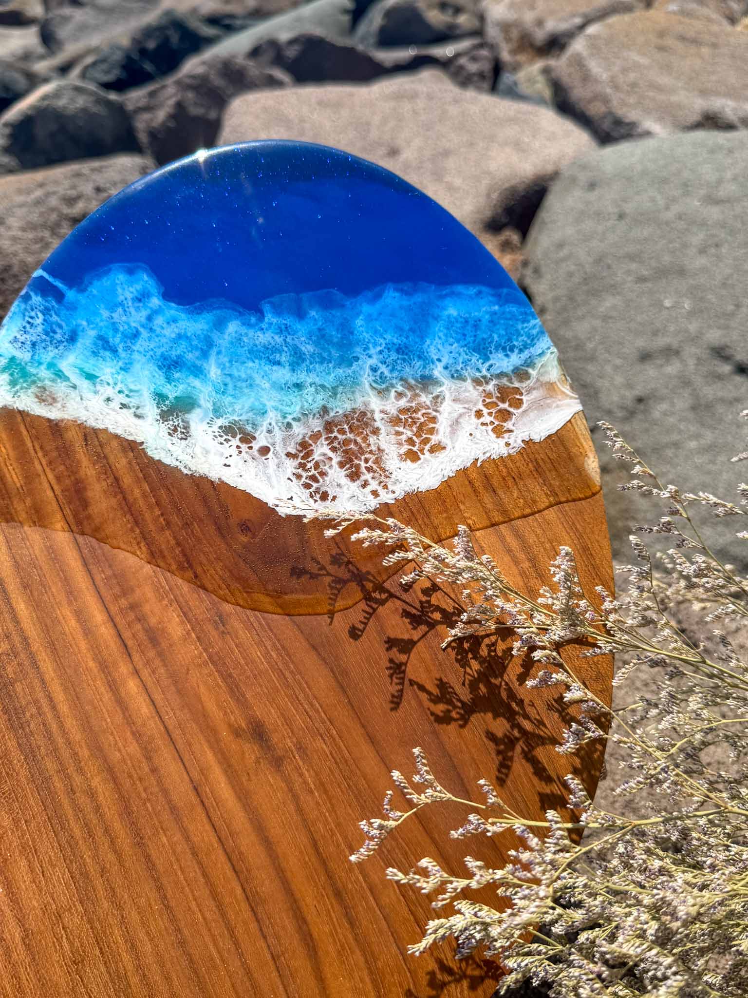 Oval Ocean Serving Board